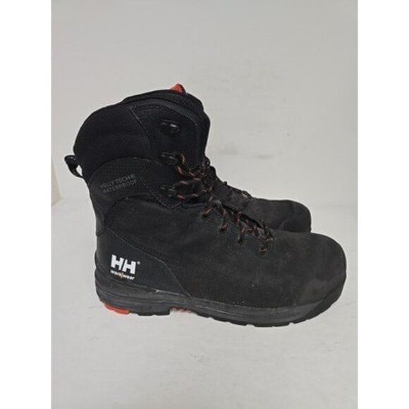 Helly Hansen Men's 8" High Abrasion ATCP Work Boots HHF212005 Black Size 12M - Picture 2 of 8